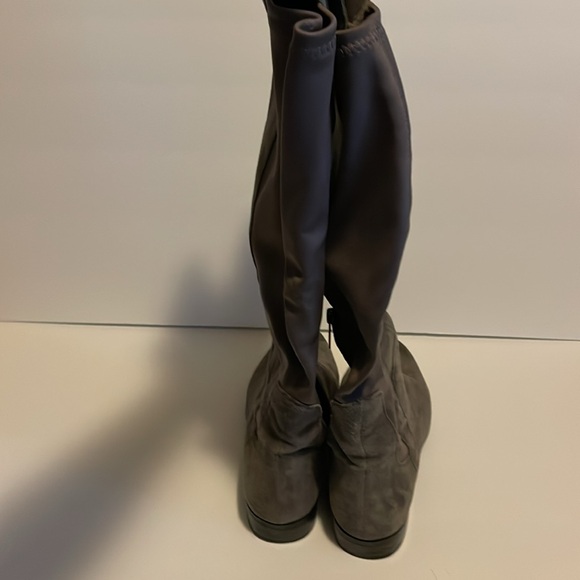 Gray Seude Boots Size 8 - Picture 3 of 5
